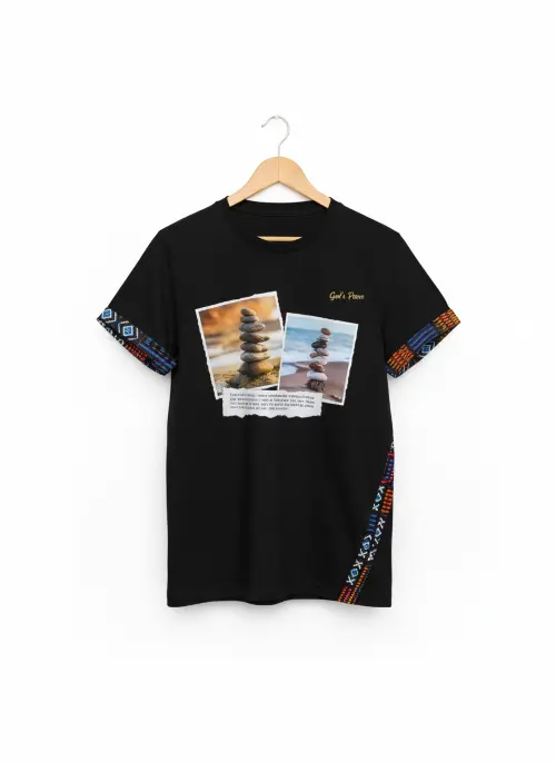 Black Ankara T-shirt