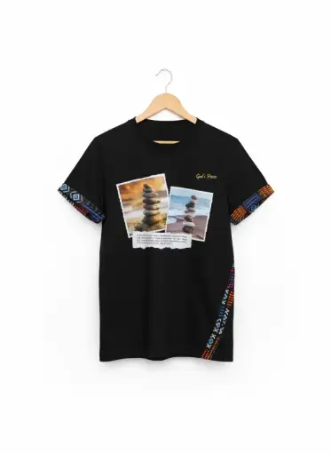 Black Ankara T-shirt